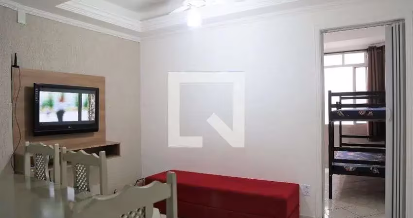 Apartamento para aluguel - canto do forte, 1 quarto,  42 m² - praia grande