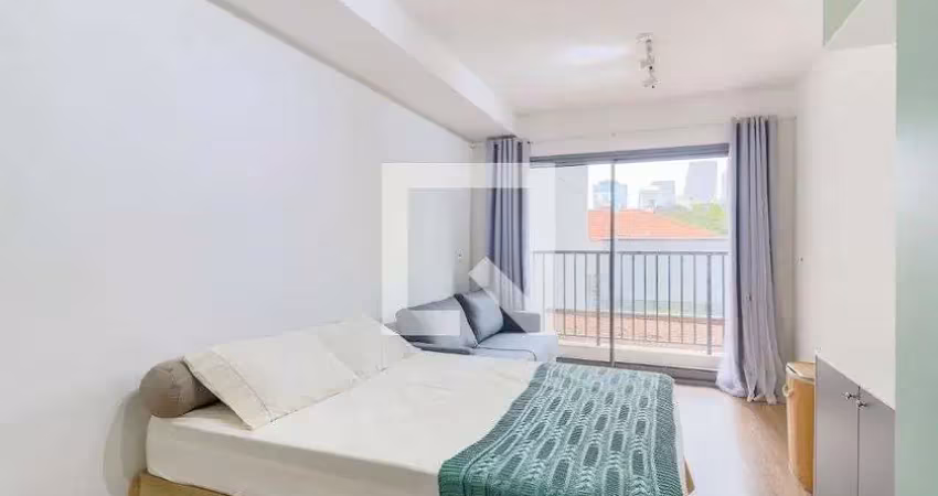 Kitnet / stúdio para aluguel - brooklin, 1 quarto,  24 m² - são paulo