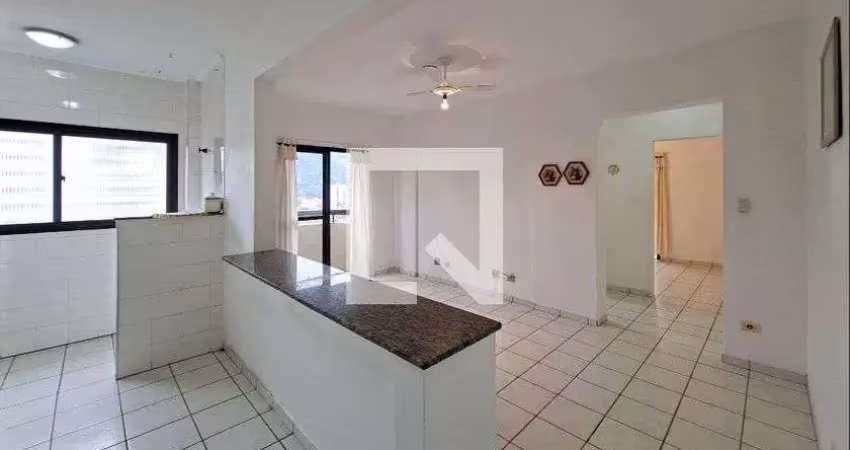 Apartamento para aluguel - canto do forte, 1 quarto,  58 m² - praia grande
