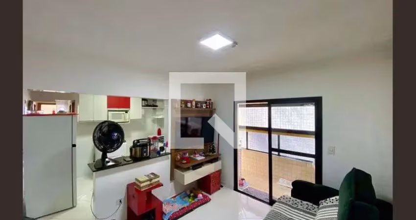 Apartamento para aluguel - boqueirão, 2 quartos,  62 m² - praia grande