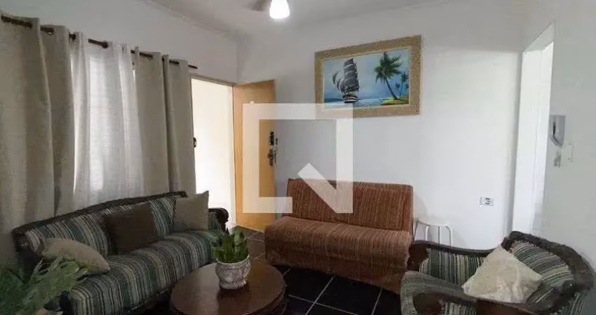 Apartamento para aluguel - guilhermina, 1 quarto,  59 m² - praia grande