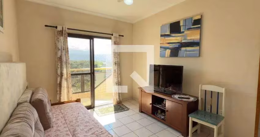 Apartamento para aluguel - maracanã, 1 quarto,  44 m² - praia grande