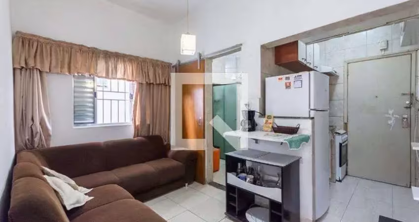 Kitnet / stúdio para aluguel - jose menino, 1 quarto,  50 m² - santos