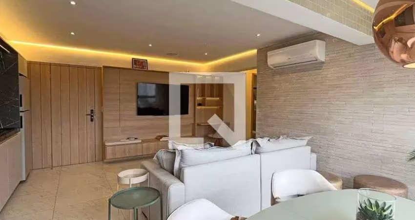 Apartamento para aluguel - ponta da praia, 2 quartos,  70 m² - santos
