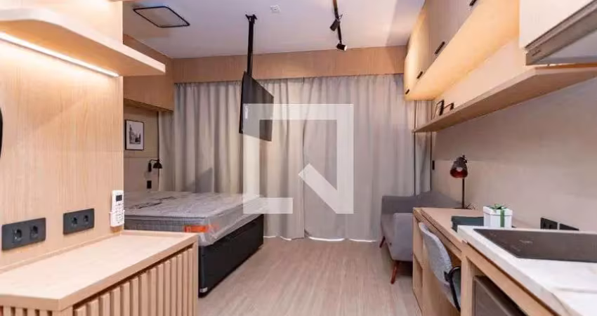 Kitnet / stúdio para aluguel - brooklin, 1 quarto,  28 m² - são paulo