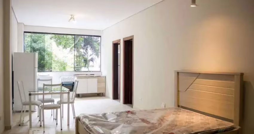 Kitnet / stúdio para aluguel - barcelona, 1 quarto,  33 m² - são caetano do sul