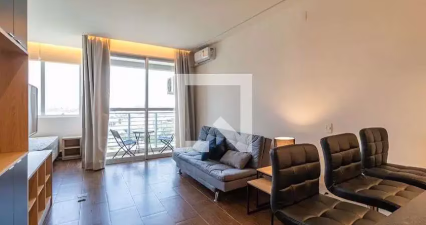 Kitnet / stúdio para aluguel - alphaville, 1 quarto,  45 m² - santana de parnaíba