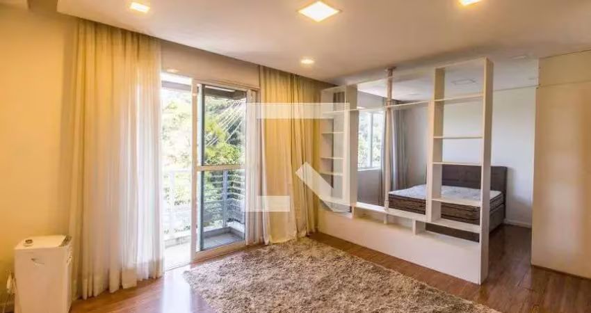 Kitnet / stúdio para aluguel - alphaville, 1 quarto,  45 m² - santana de parnaíba