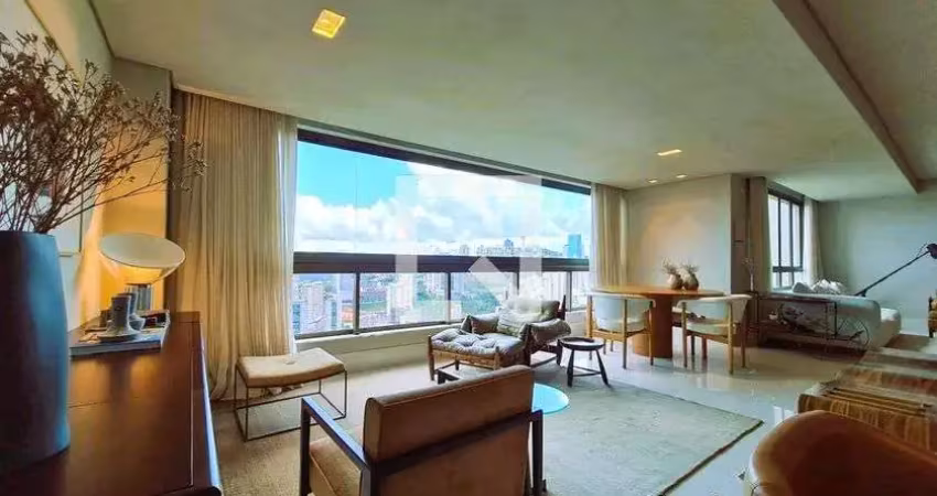 Apartamento para aluguel - vila da serra, 4 quartos,  203 m² - nova lima