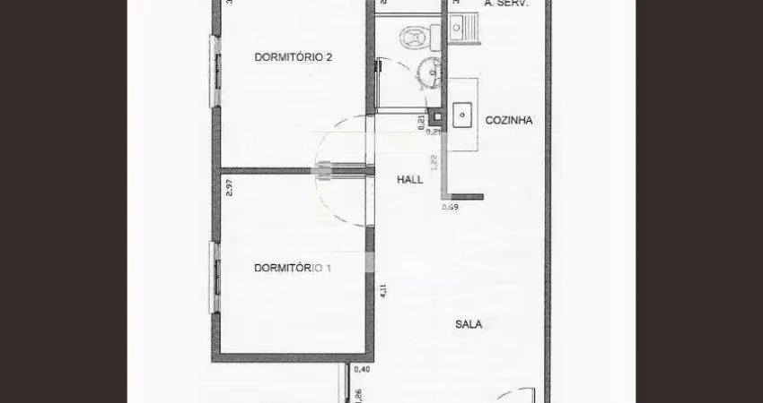 Apartamento para aluguel - conjunto do bosque, 2 quartos,  42 m² - mogi das cruzes