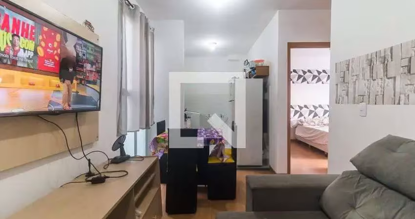 Apartamento para aluguel - vila ararat, 2 quartos,  45 m² - poá