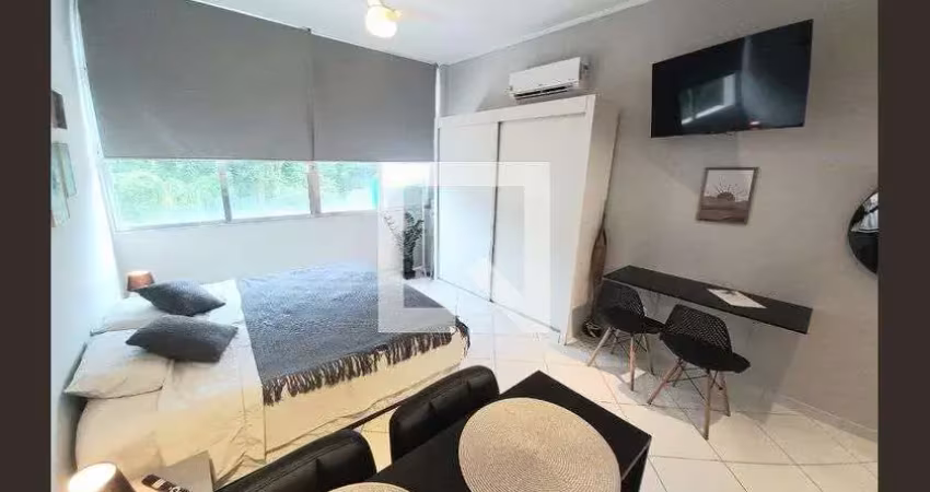 Apartamento para aluguel - itararé, 1 quarto,  35 m² - são vicente