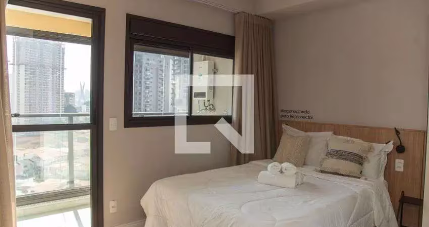 Kitnet / stúdio para aluguel - chácara santo antonio, 1 quarto,  27 m² - são paulo