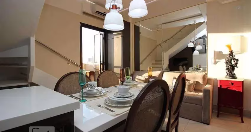 Cobertura para aluguel - guará, 1 quarto,  50 m² - brasília