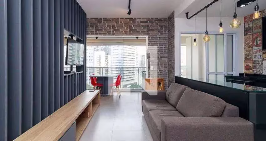 Apartamento para aluguel - brooklin, 1 quarto,  50 m² - são paulo