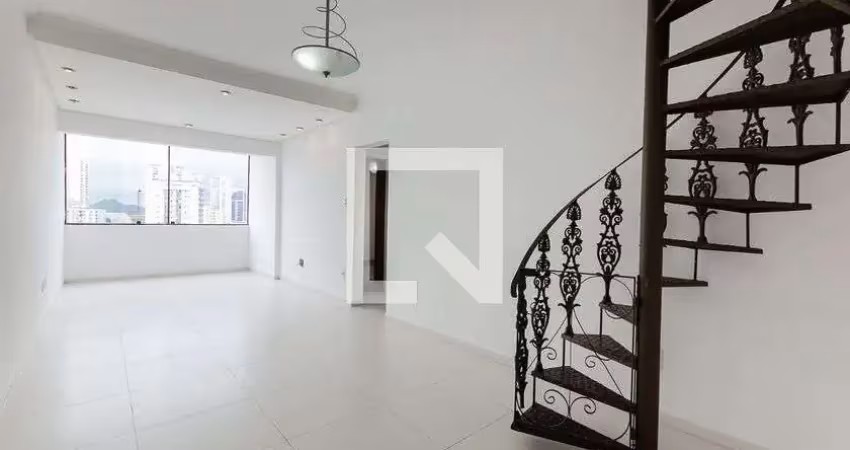 Cobertura para aluguel - ponta da praia, 3 quartos,  200 m² - santos