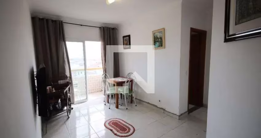 Apartamento para aluguel - vila tupi, 1 quarto,  50 m² - praia grande