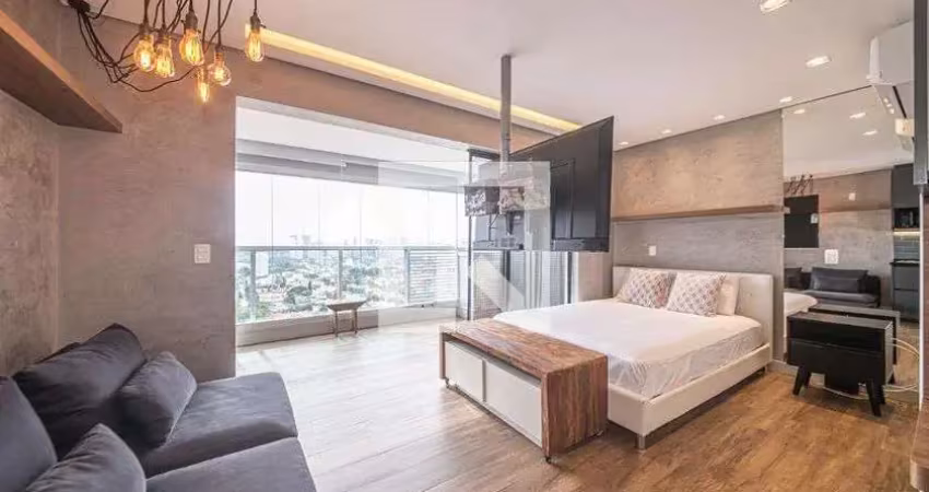 Apartamento para aluguel - brooklin, 1 quarto,  33 m² - são paulo
