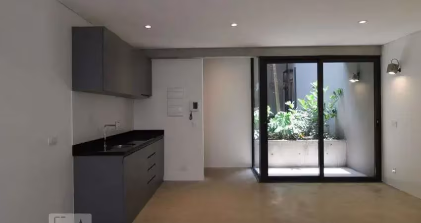 Kitnet / stúdio para aluguel - brooklin, 1 quarto,  50 m² - são paulo