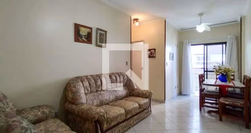 Apartamento para aluguel - guilhermina, 1 quarto,  58 m² - praia grande