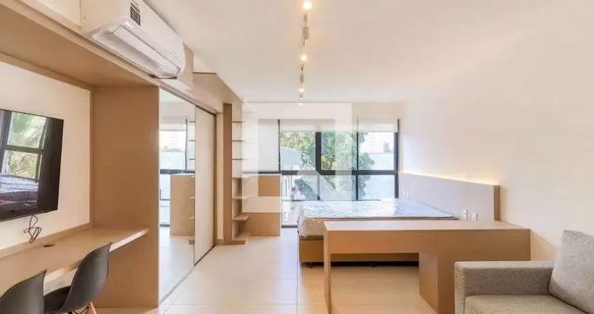 Kitnet / stúdio para aluguel - campo belo, 1 quarto,  30 m² - são paulo