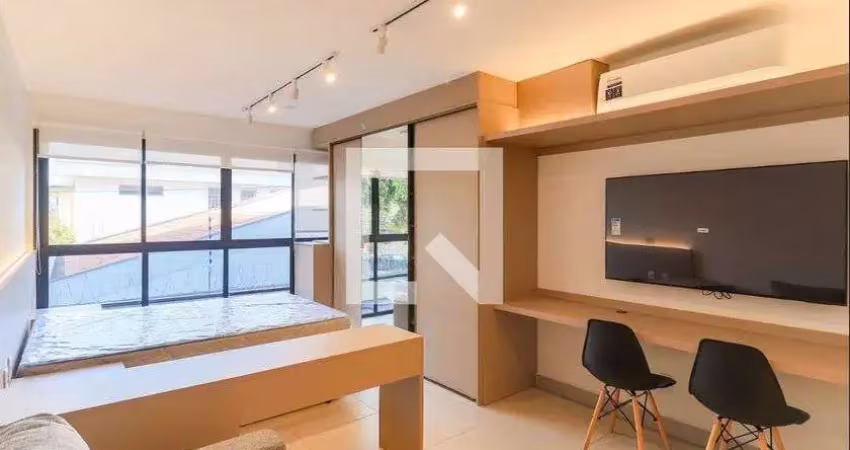 Kitnet / stúdio para aluguel - campo belo, 1 quarto,  30 m² - são paulo