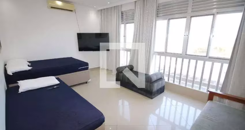Apartamento para aluguel - canto do forte, 1 quarto,  46 m² - praia grande