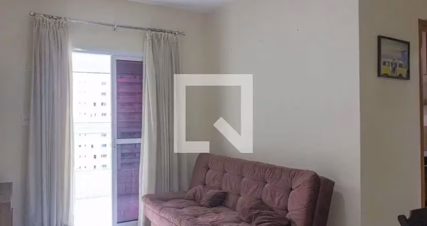 Apartamento para aluguel - vila tupi, 1 quarto,  46 m² - praia grande