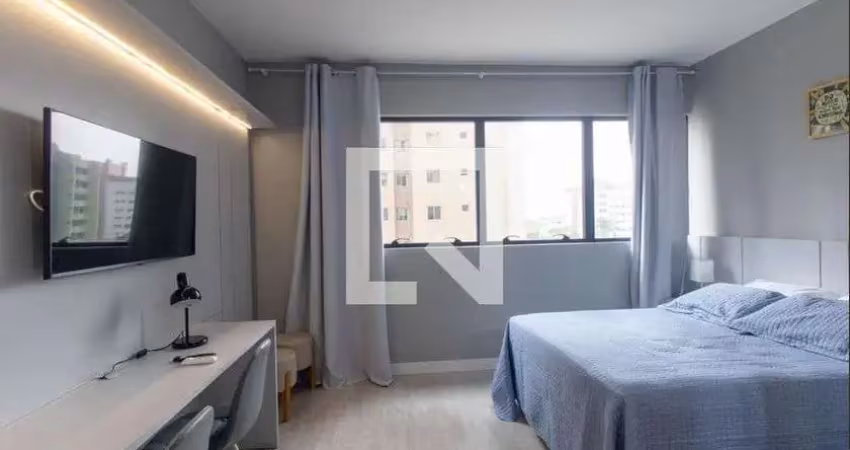 Kitnet / stúdio para aluguel - água verde, 1 quarto,  28 m² - curitiba