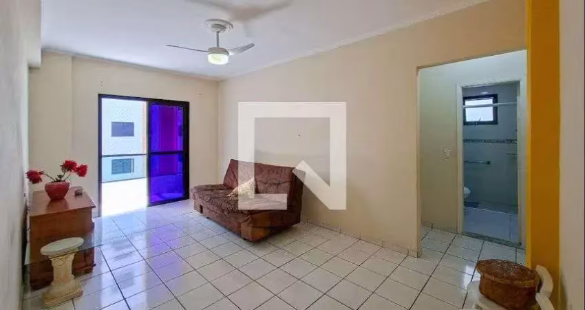 Apartamento para aluguel - vila assunção, 1 quarto,  43 m² - praia grande