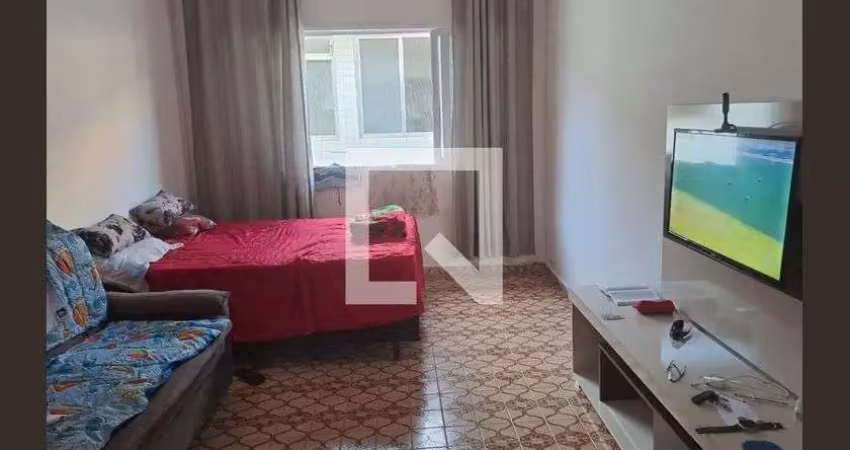 Apartamento para aluguel - boqueirão, 1 quarto,  39 m² - praia grande