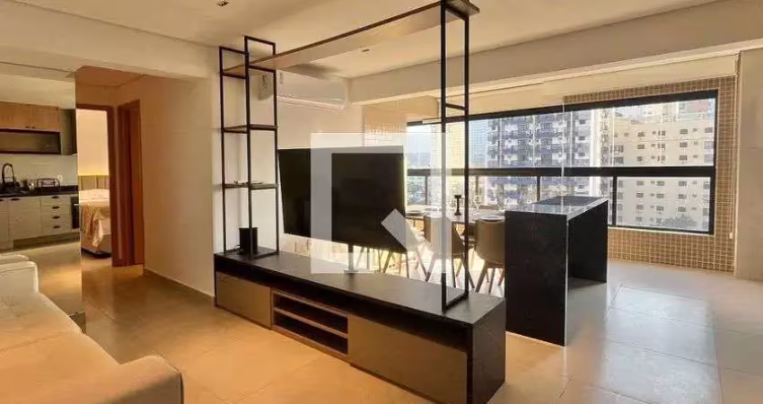 Apartamento para aluguel - ponta da praia, 2 quartos,  70 m² - santos
