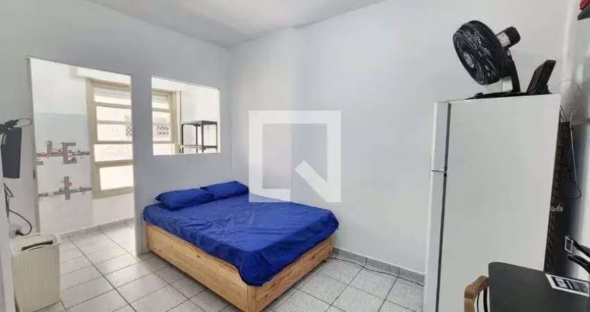 Kitnet / stúdio para aluguel - aparecida, 1 quarto,  22 m² - santos