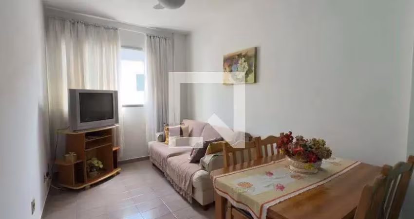 Apartamento para aluguel - vila caiçara, 1 quarto,  55 m² - praia grande