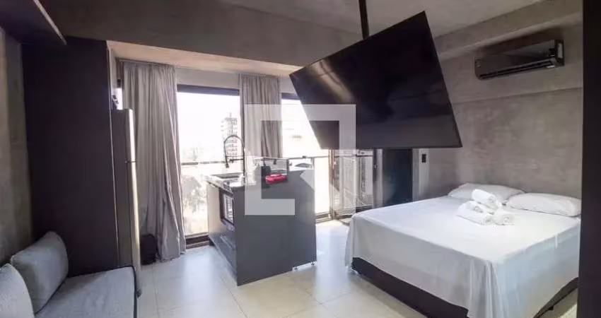 Kitnet / stúdio para aluguel - chácara santo antonio, 1 quarto,  27 m² - são paulo