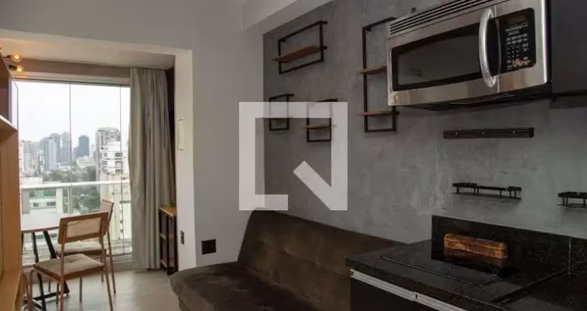 Kitnet / stúdio para aluguel - brooklin, 1 quarto,  35 m² - são paulo