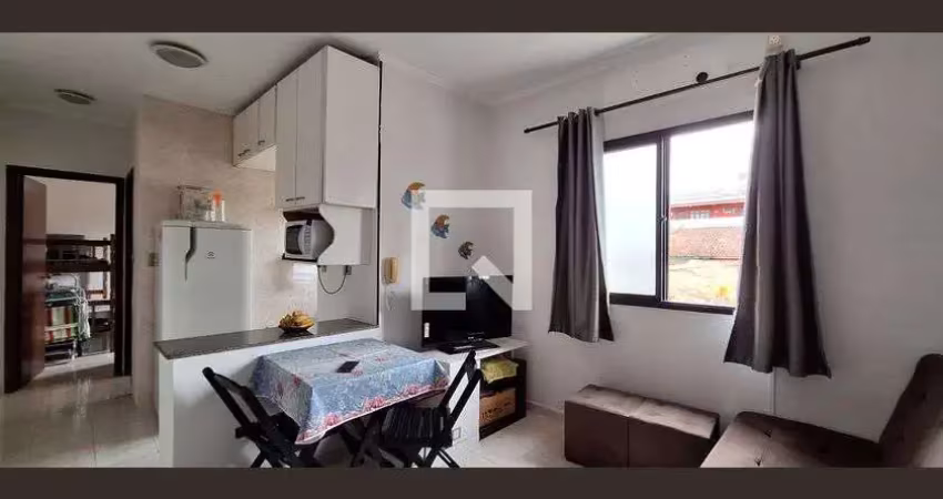 Apartamento para aluguel - aviação, 1 quarto,  46 m² - praia grande