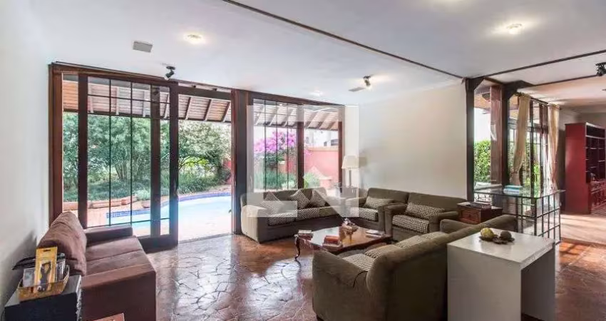Casa / sobrado em condomínio para aluguel - alphaville, 4 quartos,  630 m² - santana de parnaíba