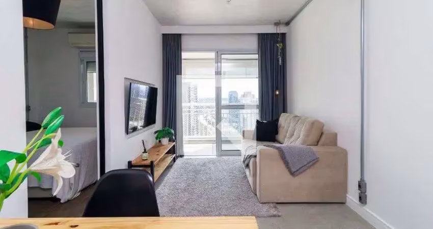 Apartamento para aluguel - brooklin, 1 quarto,  44 m² - são paulo