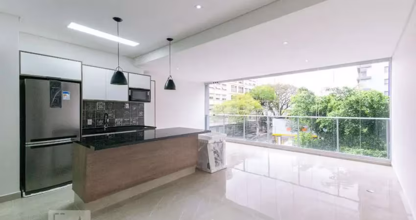 Apartamento para aluguel - moema, 1 quarto,  70 m² - são paulo