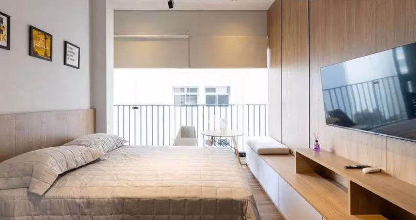 Kitnet / stúdio para aluguel - higienópolis, 1 quarto,  27 m² - são paulo