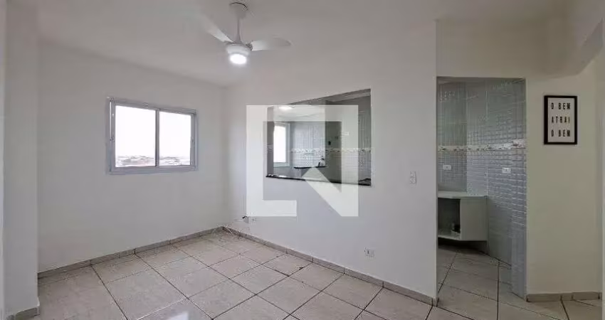 Apartamento para aluguel - vila tupi, 1 quarto,  45 m² - praia grande