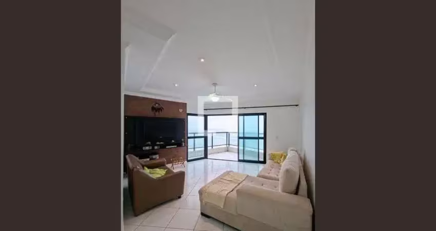 Apartamento para aluguel - boqueirão, 3 quartos,  122 m² - praia grande