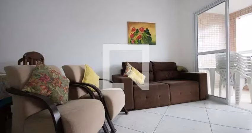 Apartamento para aluguel - cidade ocian, 1 quarto,  57 m² - praia grande