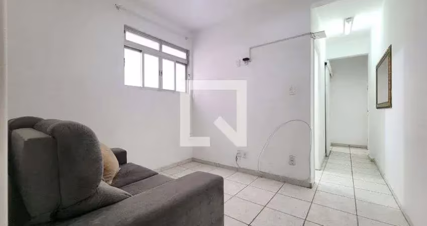 Apartamento para aluguel - gonzaga , 1 quarto,  60 m² - santos