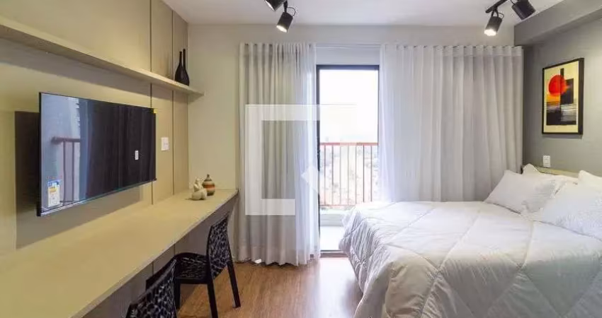 Kitnet / stúdio para aluguel - brooklin, 1 quarto,  27 m² - são paulo