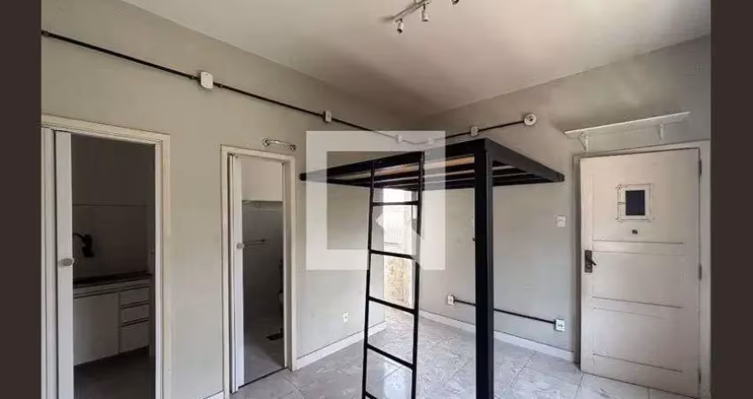 Kitnet / stúdio para aluguel - humaitá, 1 quarto,  22 m² - rio de janeiro