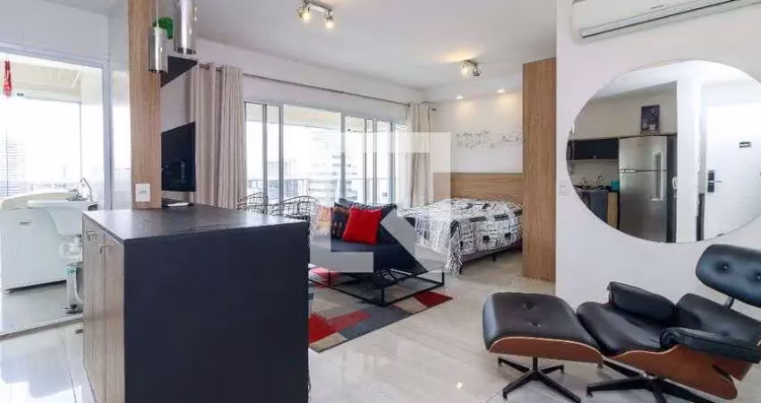 Kitnet / stúdio para aluguel - brooklin, 1 quarto,  50 m² - são paulo