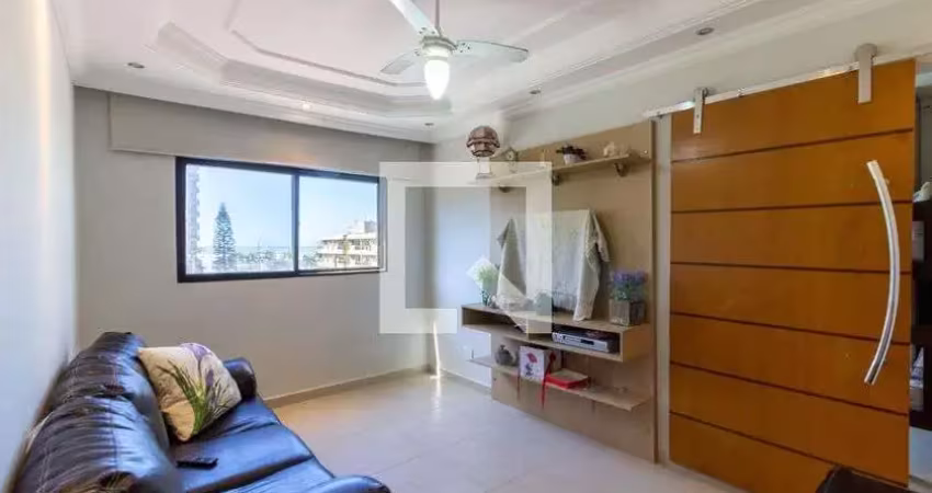 Apartamento para aluguel - vila caiçara, 1 quarto,  44 m² - praia grande