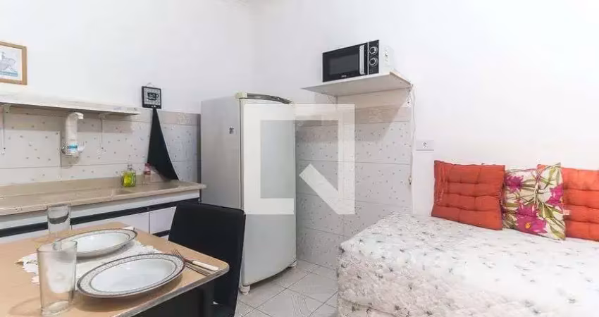 Kitnet / stúdio para aluguel - vila perreli, 1 quarto,  15 m² - poá